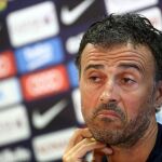 El entrenador del FC Barcelona, Luis Enrique