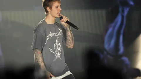 Bieber, en uno de sus conciertos