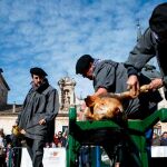 Rito tradicional de la matanza en el Virrey Palafox