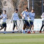 Toda la plantilla del Real Madrid se entrenó ayer en Valdebebas. Estuvieron James y Danilo y también Benzema, Ramos, Carvajal y Marcelo, que habían estado lesionados