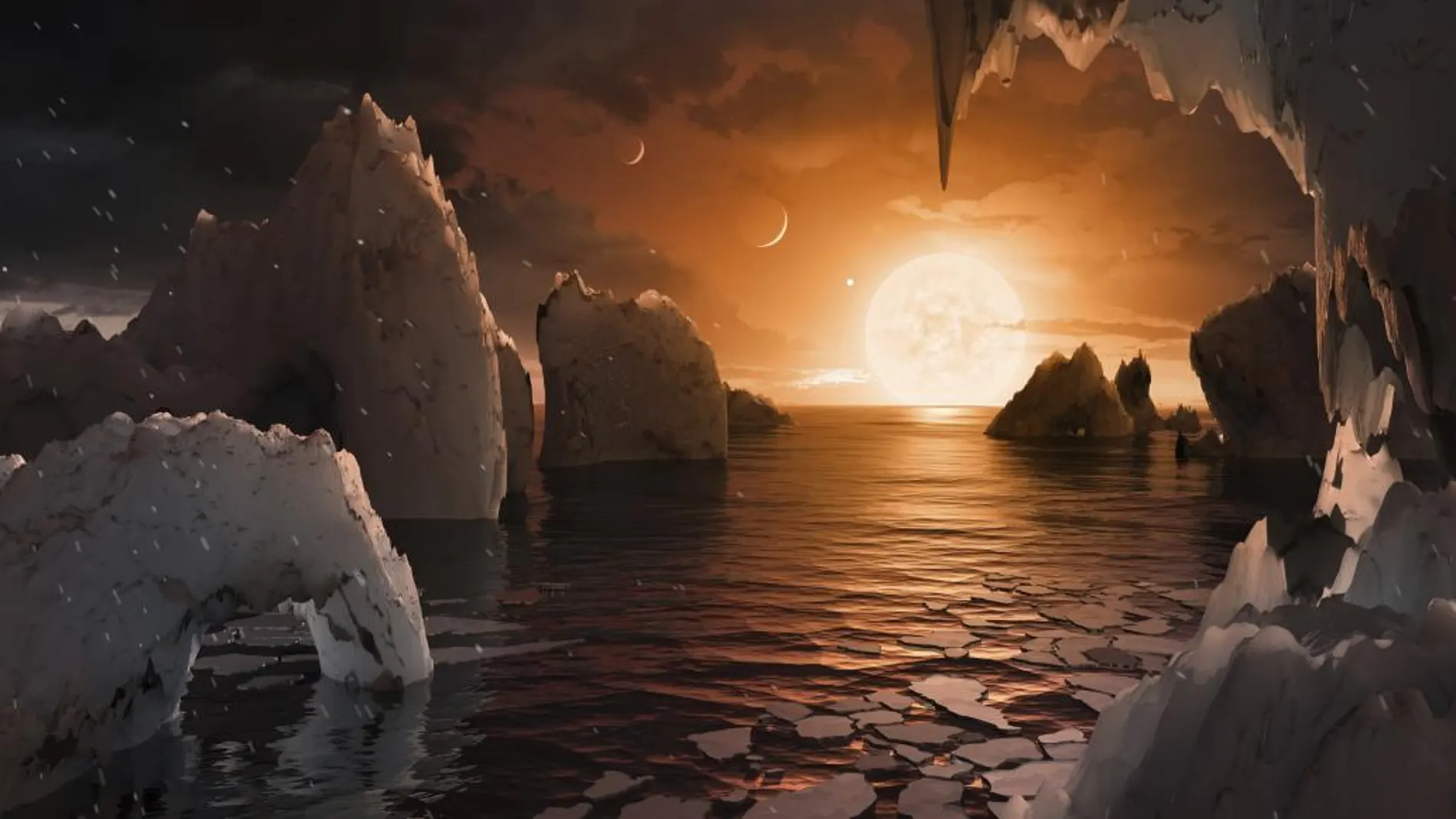 Sólo uno de los siete planetas de Trappist-1 podría albergar vida