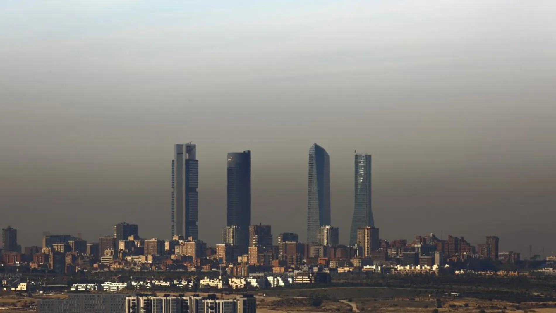 Madrid con altos niveles de contaminación