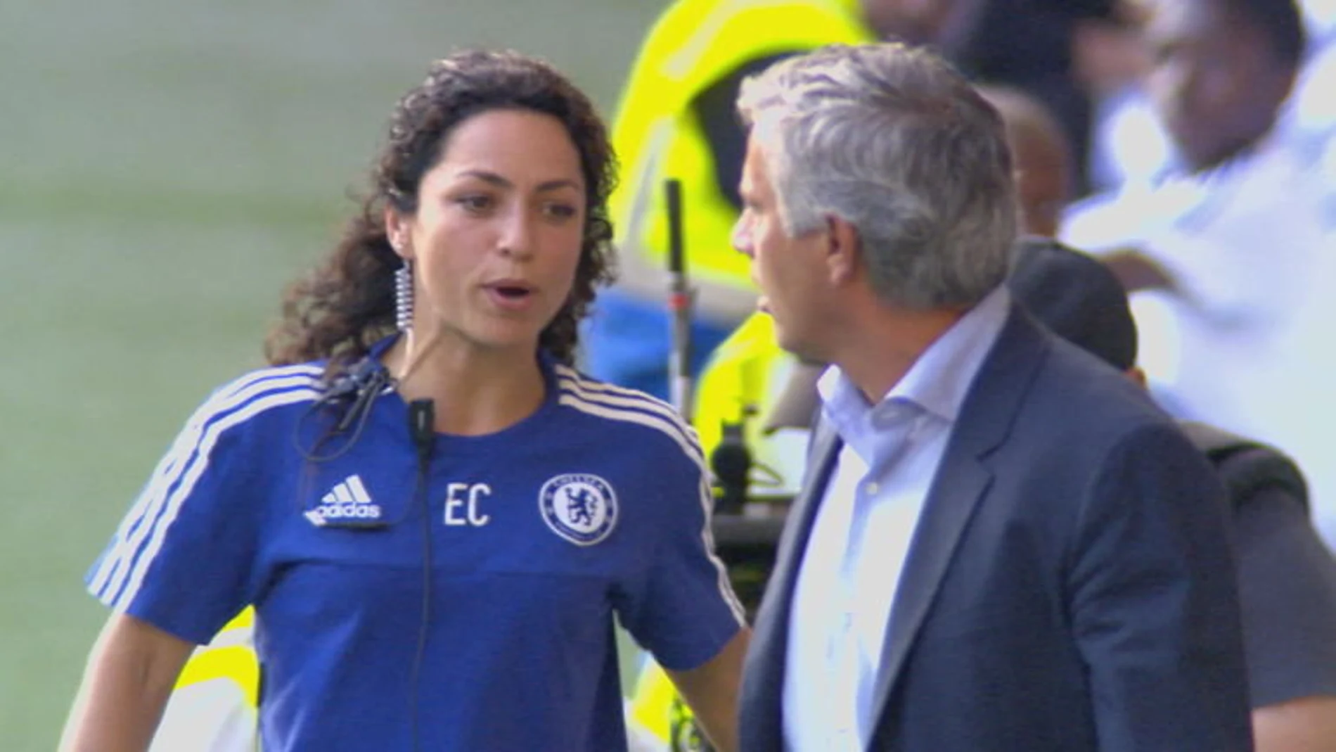 Eva Carneiro durante su enfrentamiento con Mourinho