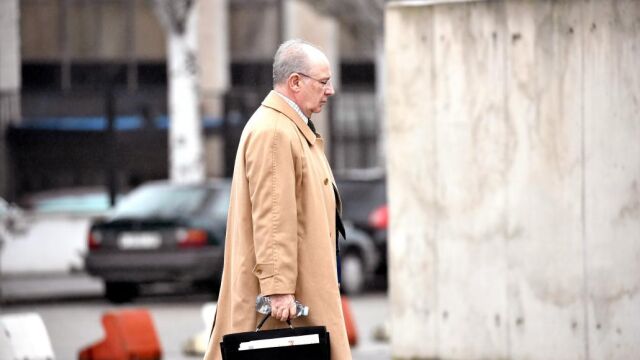 Rodrigo Rato a su llegada a la sede de la Audiencia Nacional.