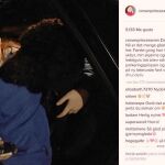 La princesa Ingrid Alexandra abrazando a la perrita una vez encontrada