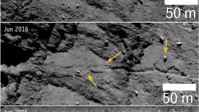 Así cambia un cometa en dos años (según Rosetta)