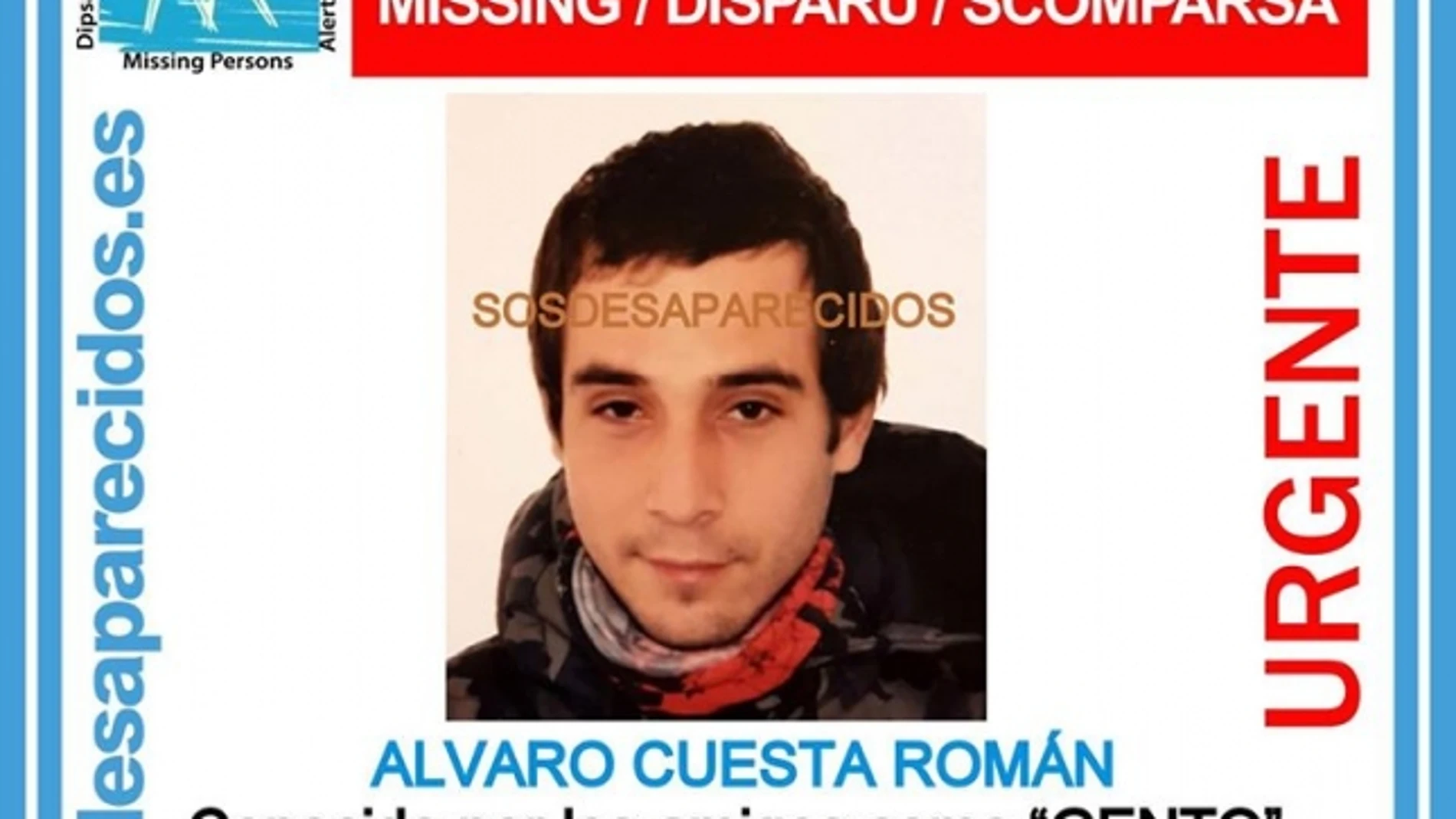 Denuncian la desaparición de un joven de 22 años en Collado Villalba