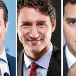 Las caras del relevo: Pablo Casado, Justin Trudeau y Albert Rivera