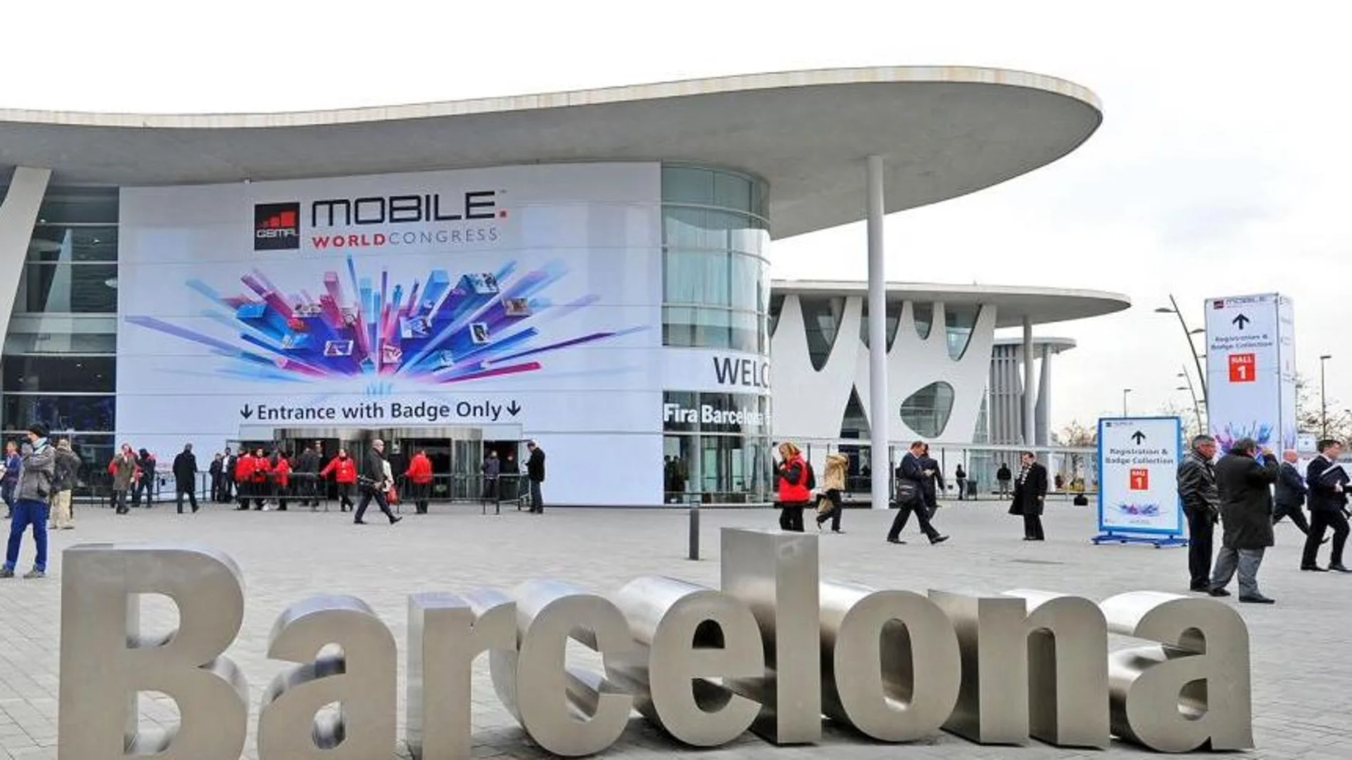 El Mobile World Congress en Barcelona, en una imagen de archivo