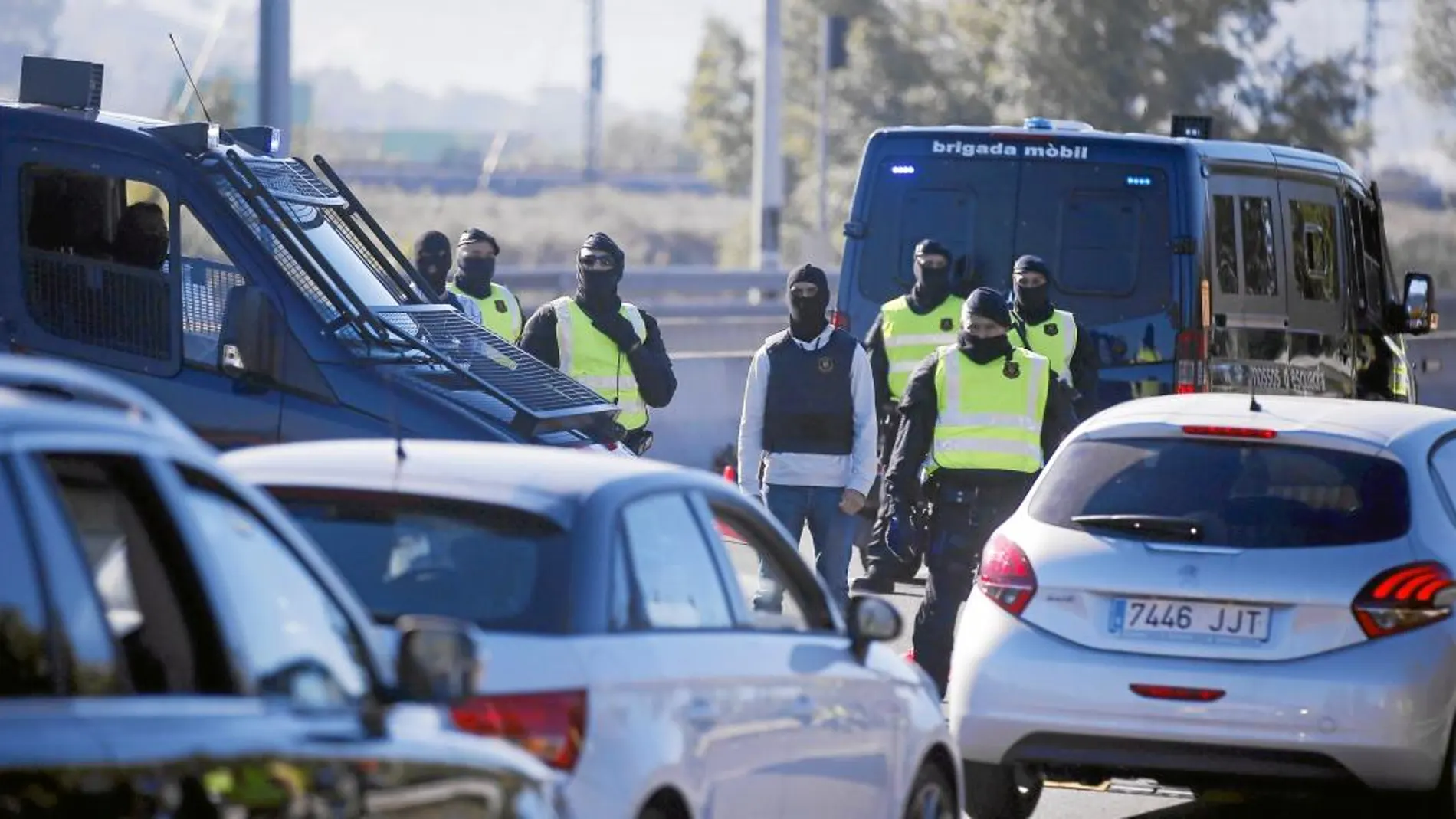 Los Mossos han incrementado sus controles de tráfico estos días, debido a los atentados