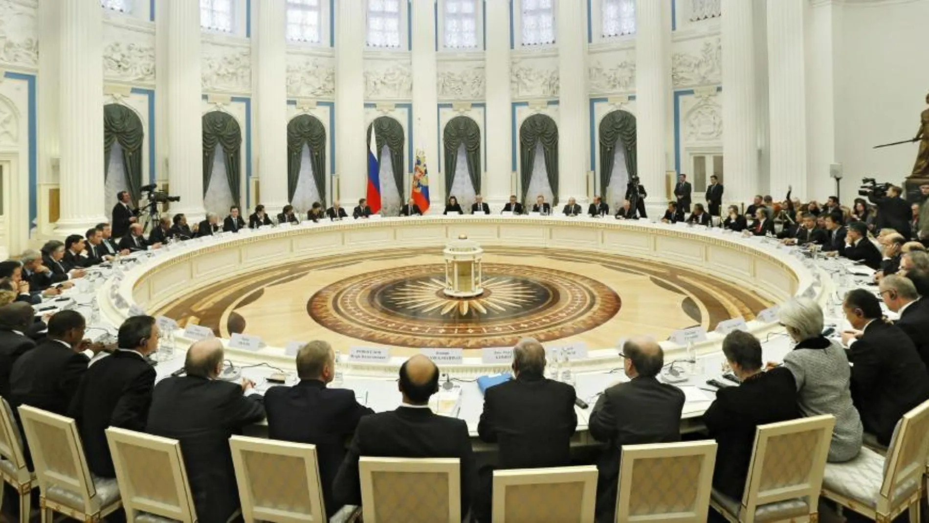 Reunión ministerial de los ministros de Finanzas y jefes de los bancos centrales del G20 en Moscú