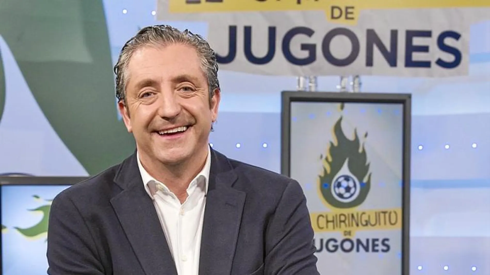 Josep Pedrerol en el plató de «El Chiringuito de Jugones»