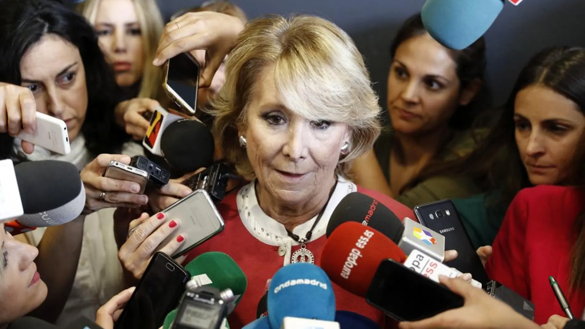 Esperanza Aguirre, el pasado 20 a de abril, al referirse a la detención de su sucesor, Ignacio González