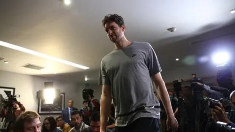 El jugador de los Spurs de San Antonio, el español Pau Gasol.