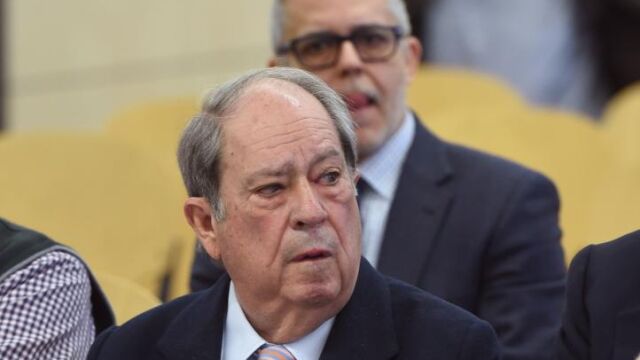El exsecretario de Presidencia catalán Lluís Prenafeta durante el juicio por la trama Pretoria de corrupción urbanística en Cataluña