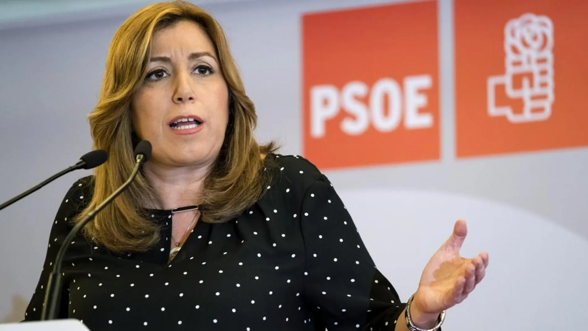 La presidenta de la Junta de Andalucía y candidata a secretaria general del PSOE, Susana Díaz