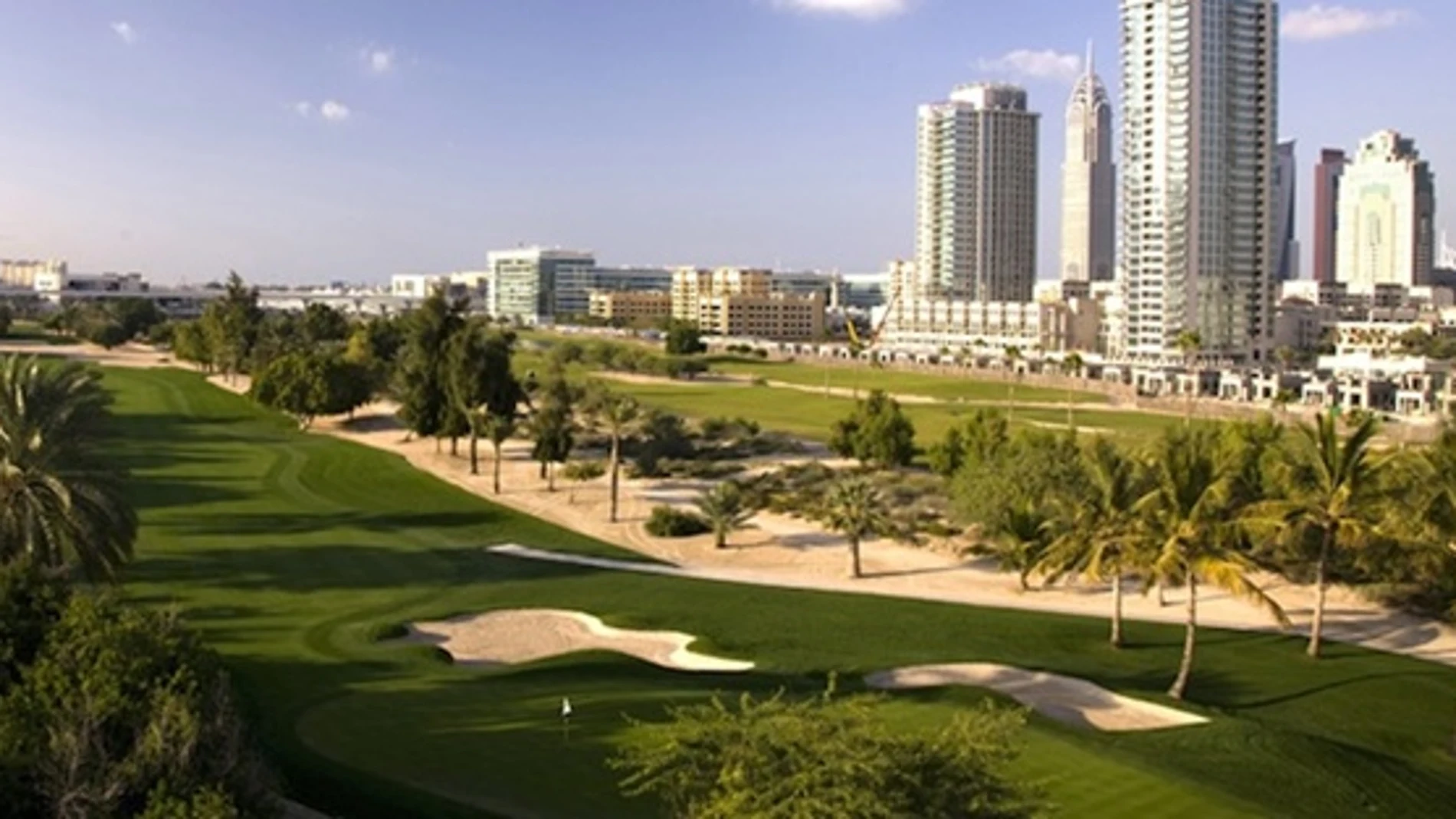 Emirates Golf hole 18