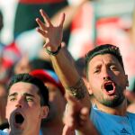 La afición de River está molesta por el traslado de la final a Madrid