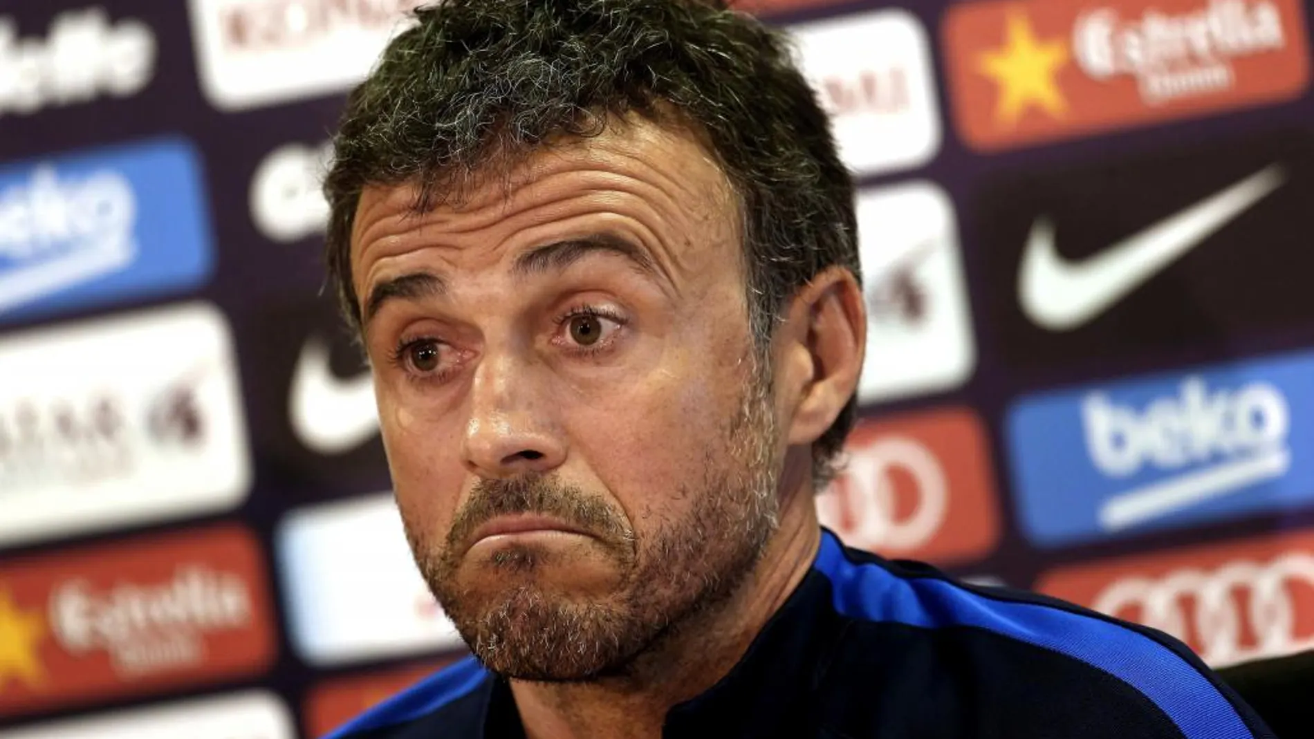 El entrenador del FC Barcelona, Luis Enrique.