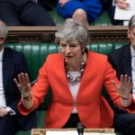 Theresa May habla hoy en el Parlamento británico / Ap