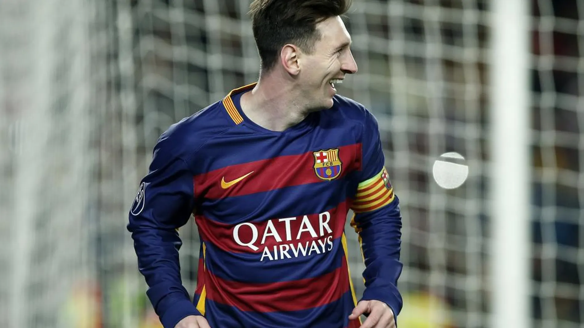 El delantero del FC Barcelona Leo Messi