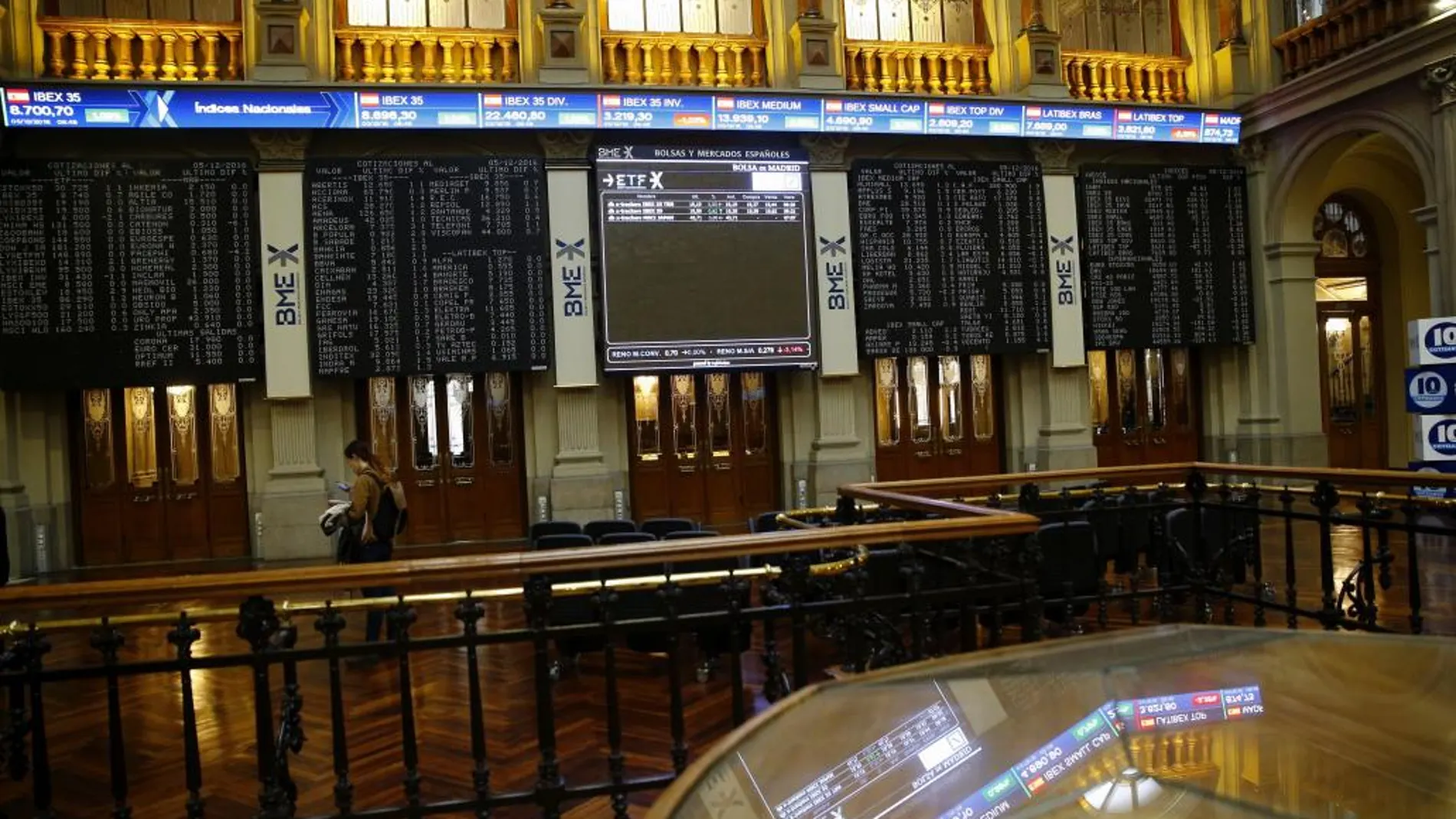 El Ibex encadena seis jornadas de avances y se queda a un paso de los 9.200 puntos