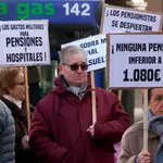  Cientos de personas exigen en Valladolid pensiones dignas y «no subidas de miseria»