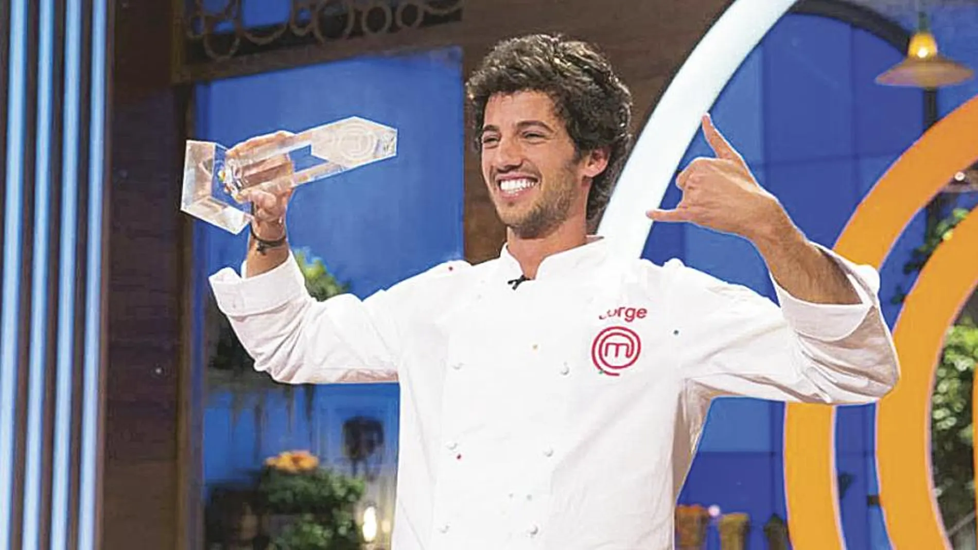 El ganador de «Masterchef» muestra su alegría tras ganar el concurso