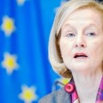 Daniel Nouy, presidenta de la Junta de Supervisión del Banco Central Europeo, en su comparecencia de ayer