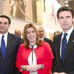 Juan Espadas, Javier Fernández, Susana Díaz, José Manuel Soria y Elías Bendodo