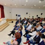 El presidente regional del PP durante su intervención en la Convención que su partido organizó sobre el agua. LA RAZÓN