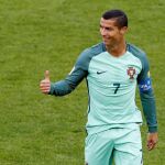 El delantero portugués durante el encuentro ante Rusia perteneciente a la Copa Confederaciones 2017