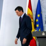 El presidente del Gobierno, Pedro Sánchez