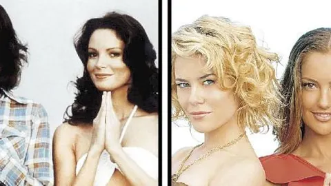 Las protagonistas de la serie original y la del remake de 2011