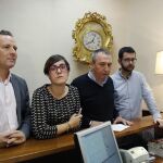 Los cuatro diputados de Compromís presentan en el registro de la Cámara Baja la solicitud de formar un grupo parlamentario propio y separado del que ha registrado Podemos