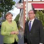  Merkel pone condiciones a la alianza franco-alemana