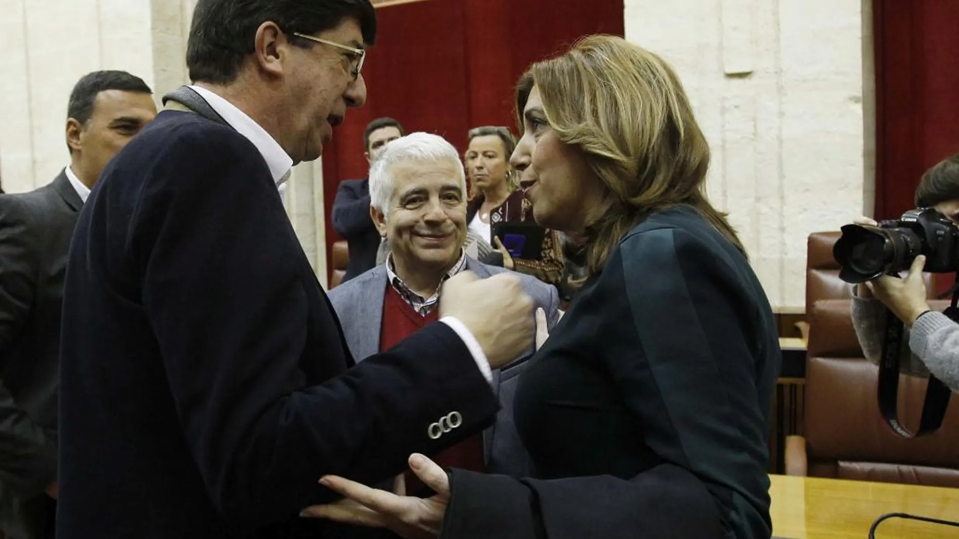 El pacto de investidura de Susana Díaz con Cs sólo se vería afectado si la presidenta deja la Junta