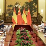 Reunión entre las delegaciones de España y China