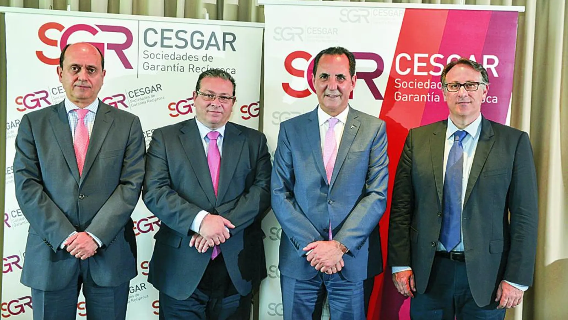 De izquierda a derecha, Josep Lores, Antonio Vega, José Rolando Álvarez y Jesús Fernández
