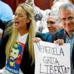 La activista y mujer del preso político Leopoldo López / Reuters