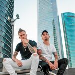 A la izda., Gonzalo (Natos) y Fernando (Waor), que encabezan el cartel de Fitur es Música
