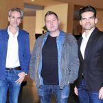 Halffter junto a miembros del Ballet Nacional