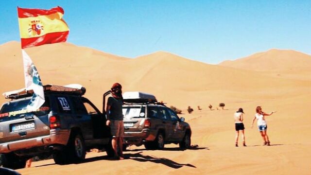 En el SayYesRally a Marruecos no hay competición, es un viaje por etapas que pasa por ciudades, desiertos y montañas para todos los públicos