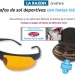 Gafas de sol deportivas con lentes intercambiables