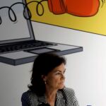 Carmen Calvo durante la XVI Jornada de Periodismo Coca Cola "¿Quién paga la mentira? ¿Es de pago la verdad?/Foto: Efe