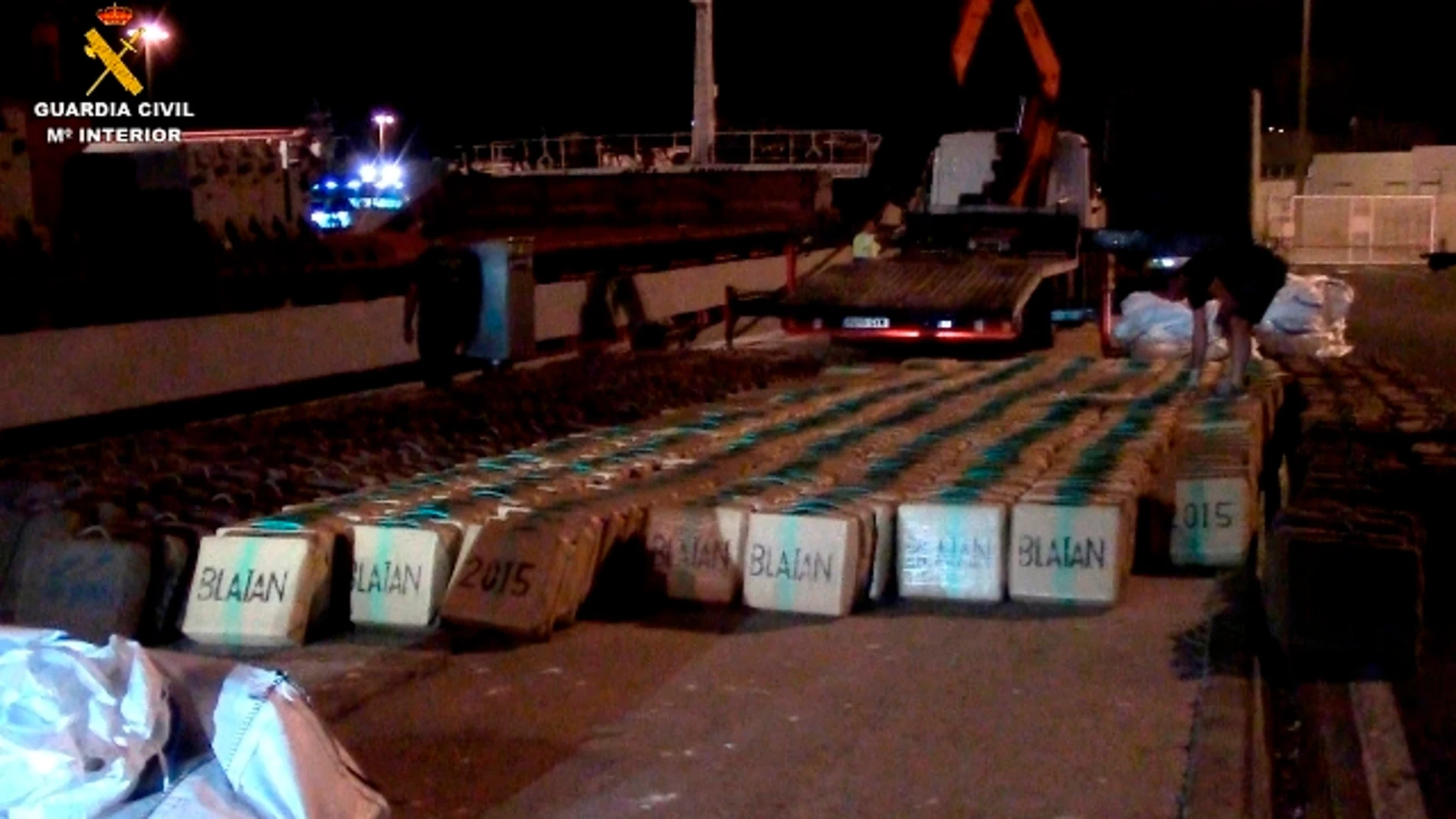 Intervenidas cerca de 20 toneladas de hachís en un buque con destino a Libia