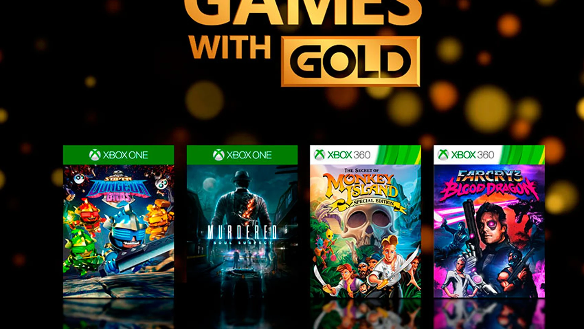 Microsoft revela los Games With Gold de noviembre