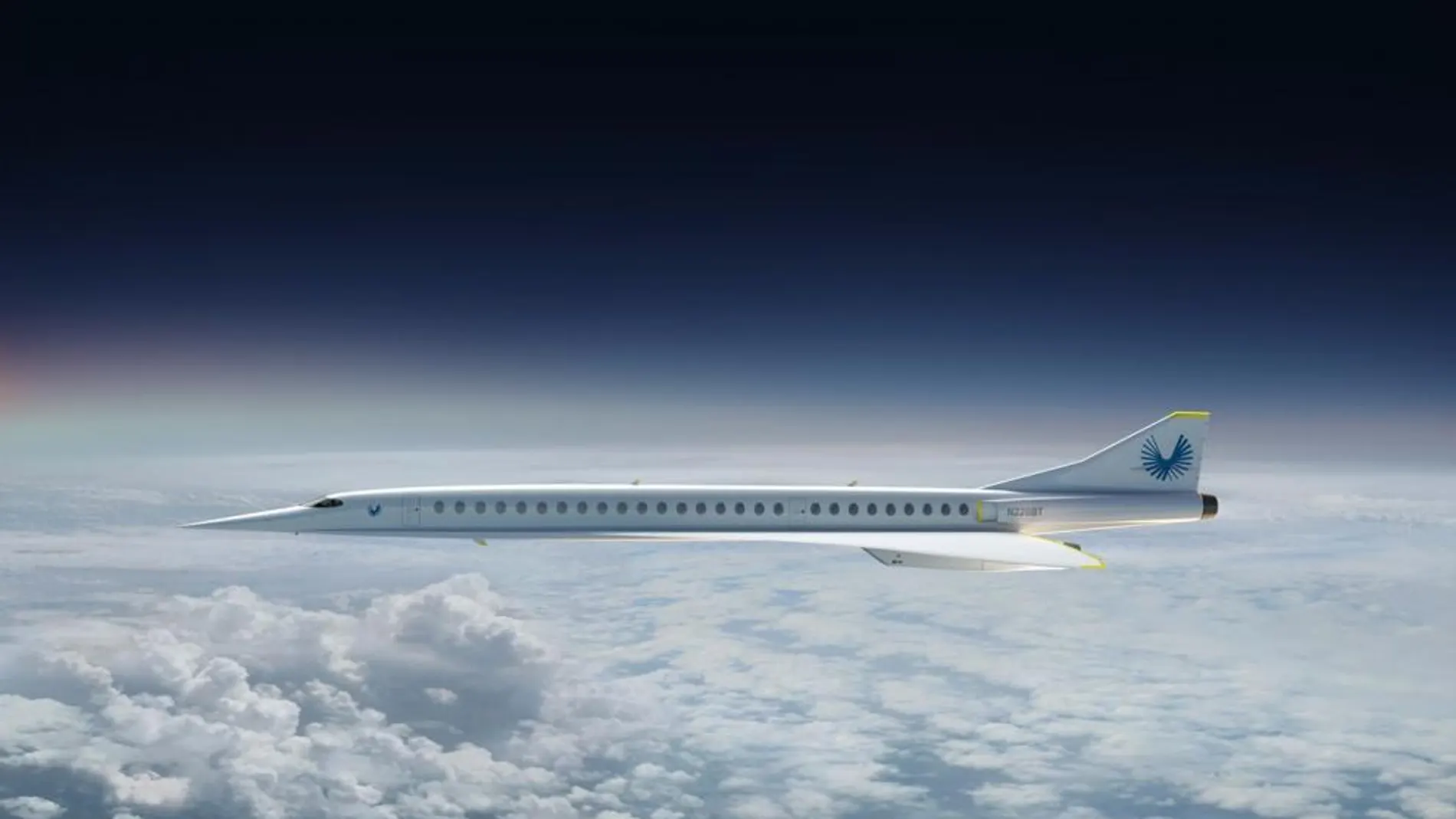 Prototipo del avión de pasajeros de la compañía Boom Technology