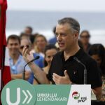 El lehendakari y candidato a la reelección por el PNV, Iñigo Urkullu
