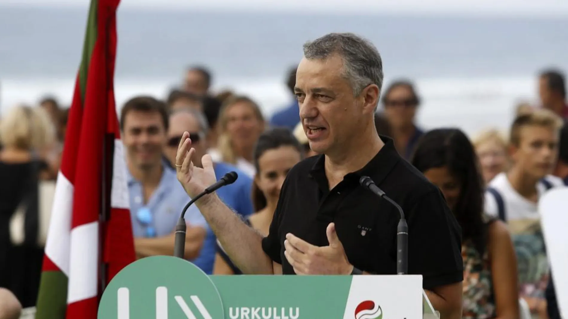 El lehendakari y candidato a la reelección por el PNV, Iñigo Urkullu